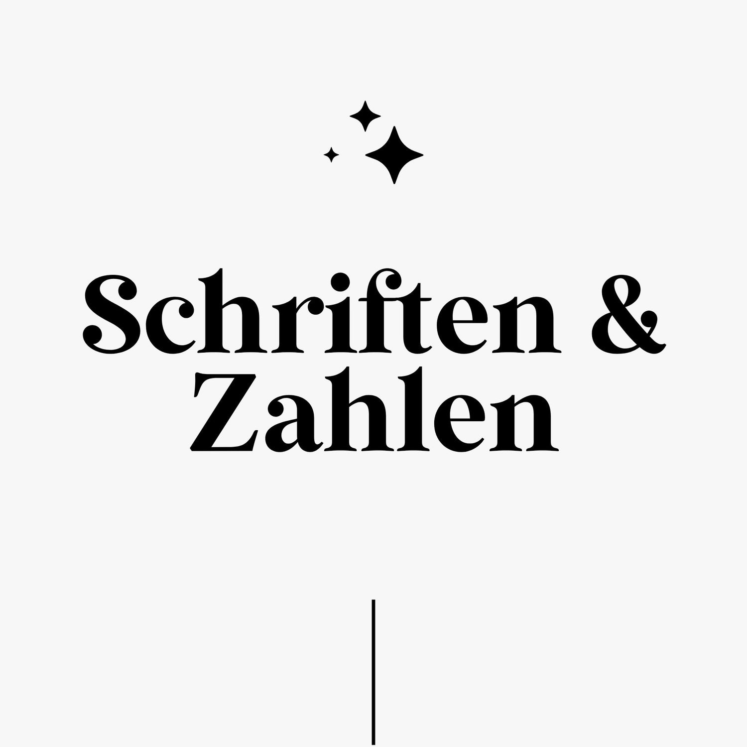 SCHRIFTEN & ZAHLEN