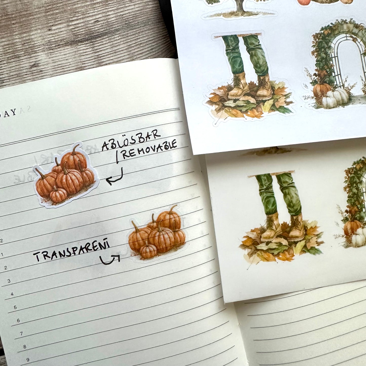 Stickerbogen "Autumn Charm" | 12x17 cm