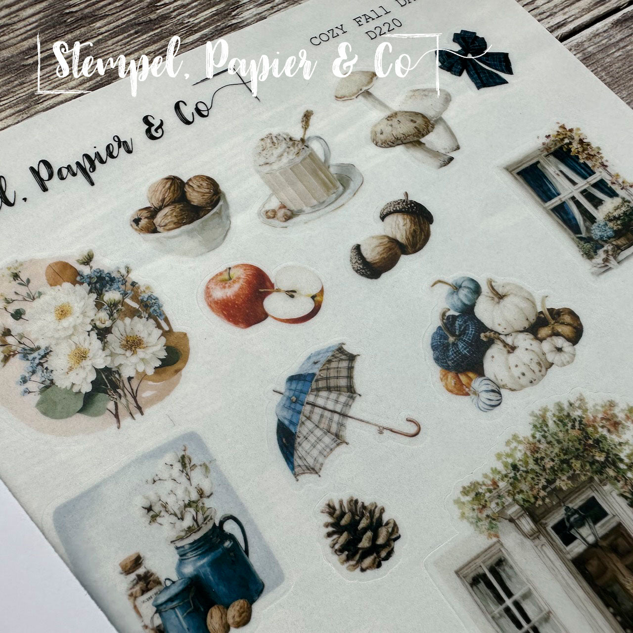 Stickerbogen "COZY FALL DAYS" | 12x17 cm