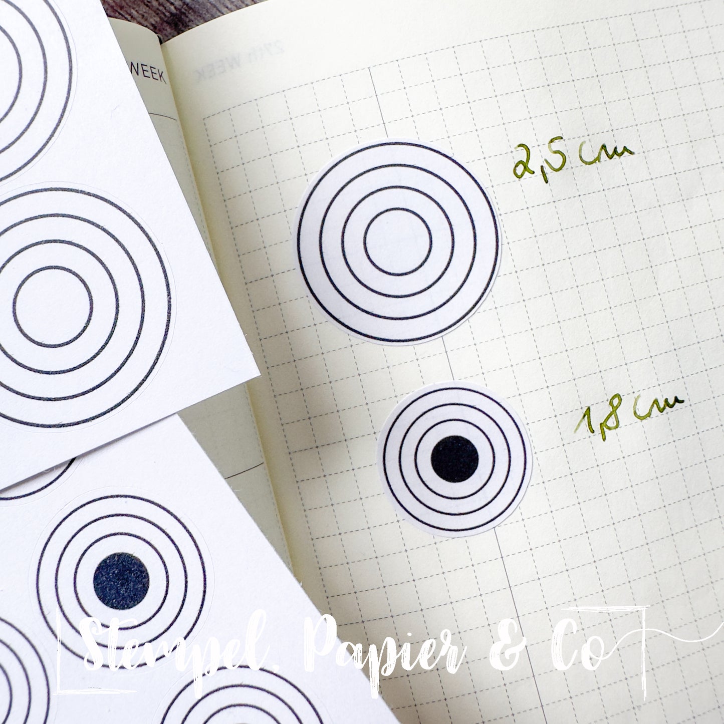 Stickerbogen "ACTIVITY RINGS" | 8,5x12 cm