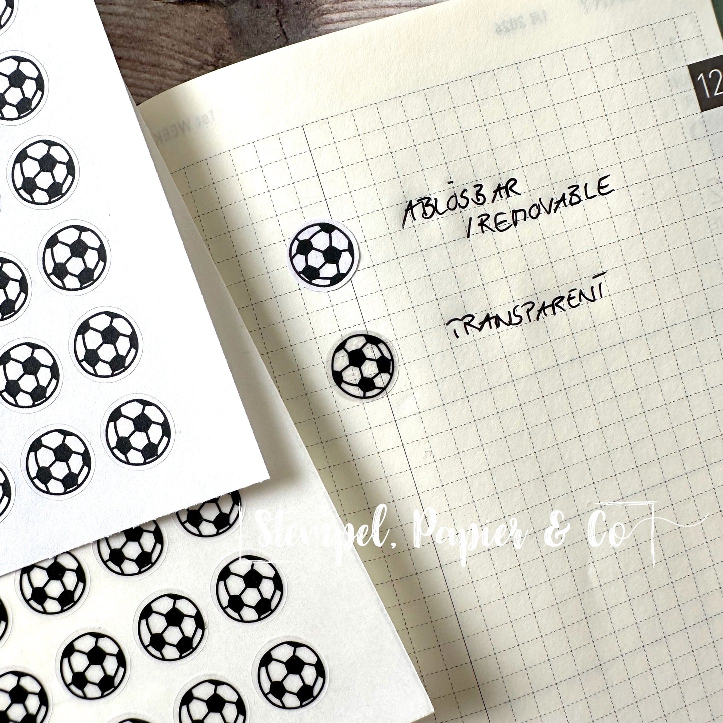 Stickerbogen "SOCCER / FOOTBALL" | 8,5x12 cm