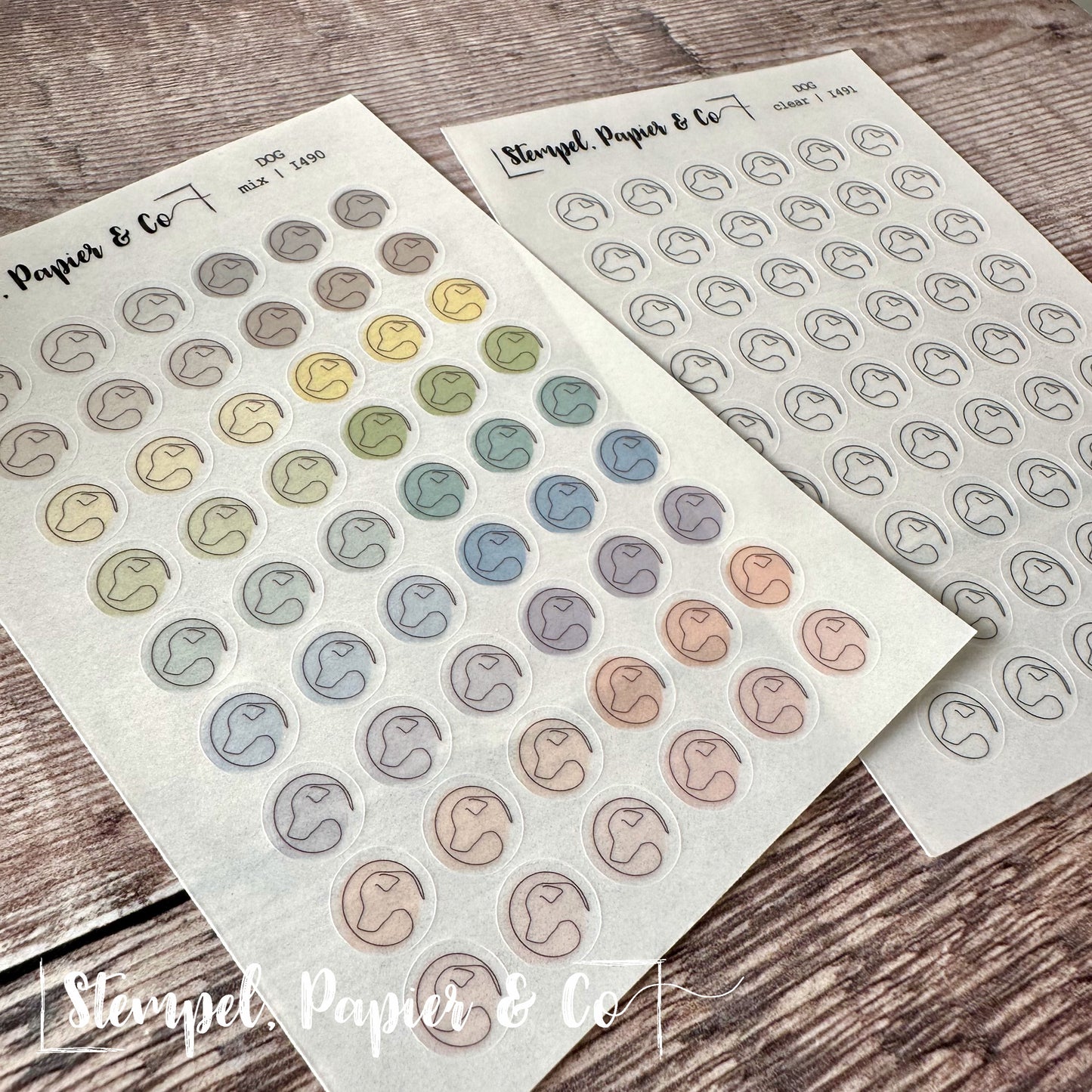 Stickerbogen "DOG" | 8,5x12 cm