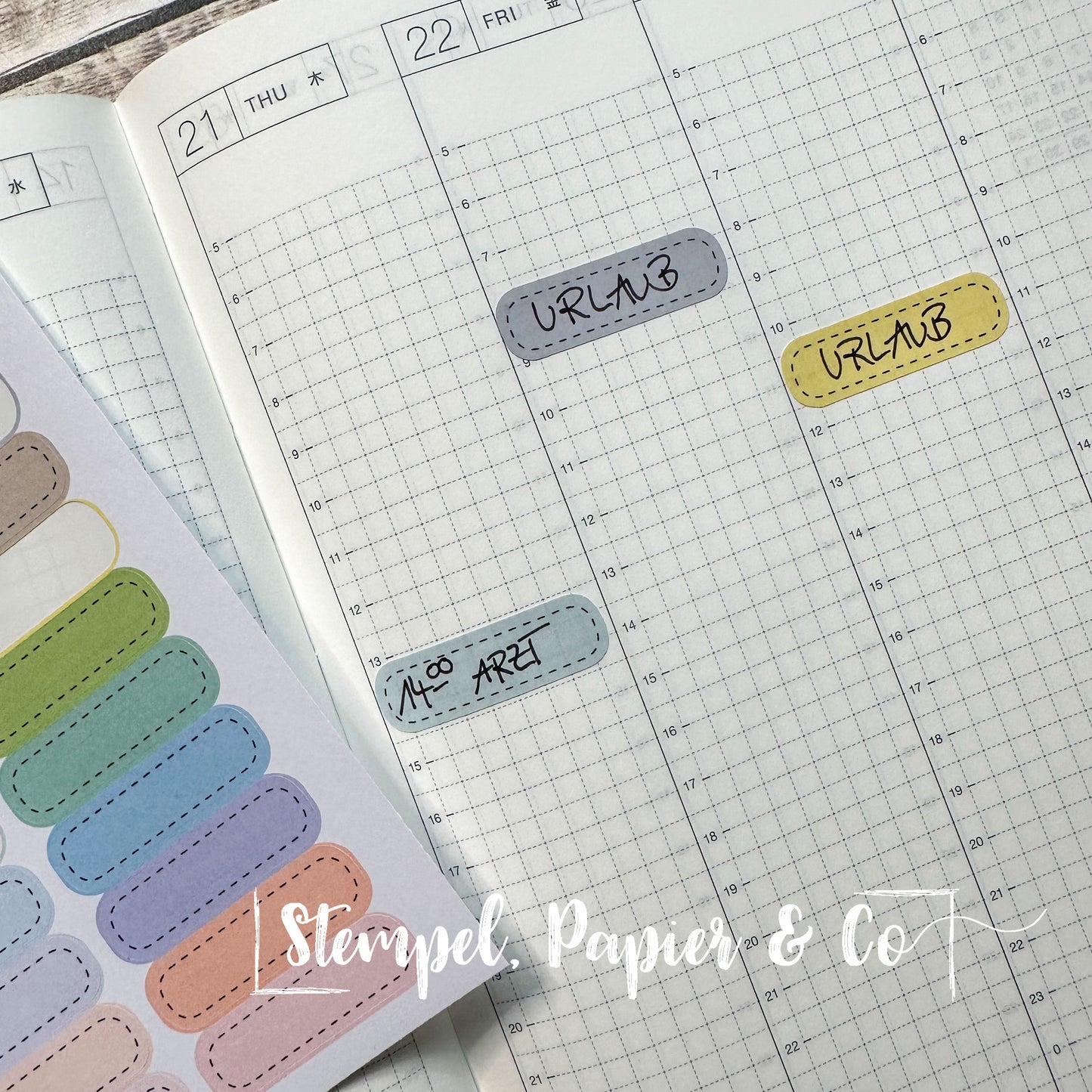 Stickerbogen "ROUNDED LABEL" 8,5x12 cm ablösbar matt weiß