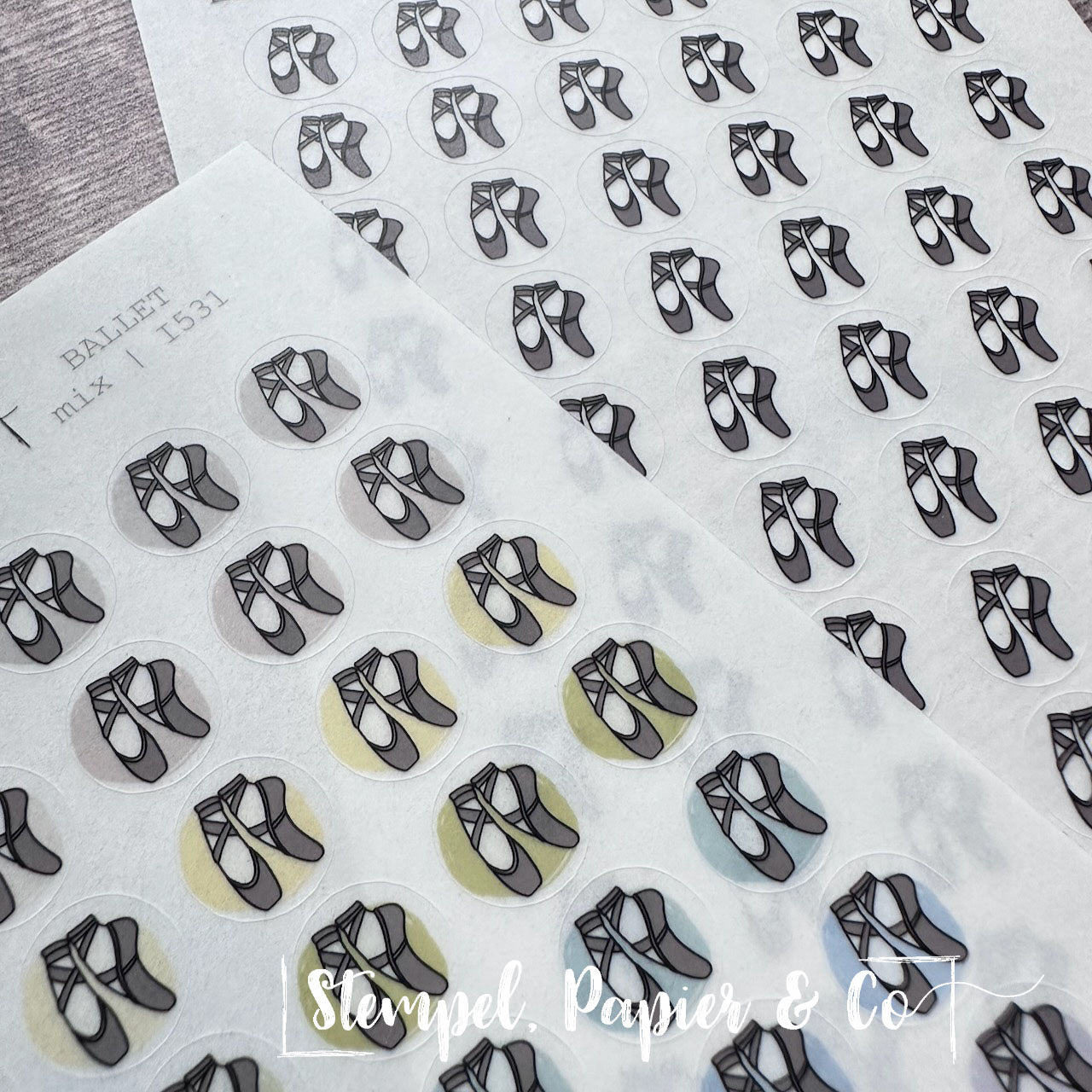 Stickerbogen "BALLET" | 8,5x12 cm