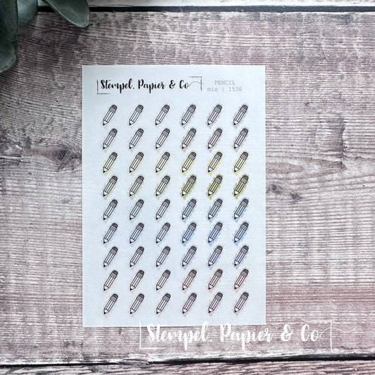 Stickerbogen "PENCIL" | 8,5x12 cm