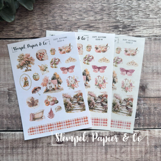Stickerbogen "SOFT AUTUMN" | 12x17 cm