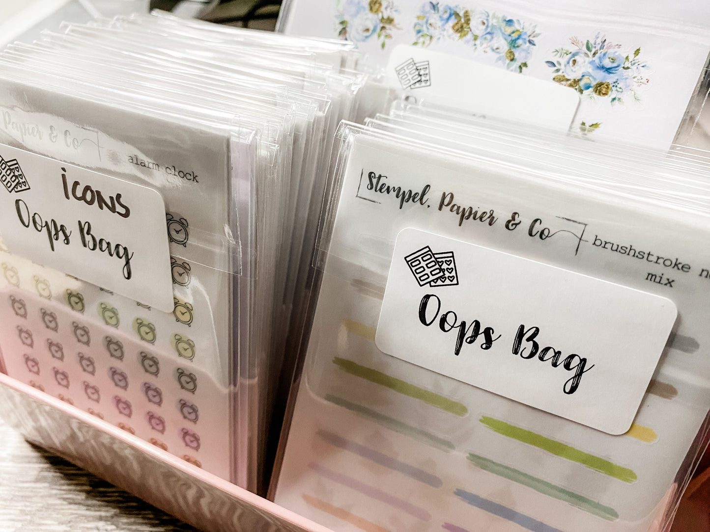 Oops Tüte, Grab Bag von verschiedenen Stickern aus meinem Shop mit kleinen Fehlern, Sticker für Bullet Journal und Planer, Kalender