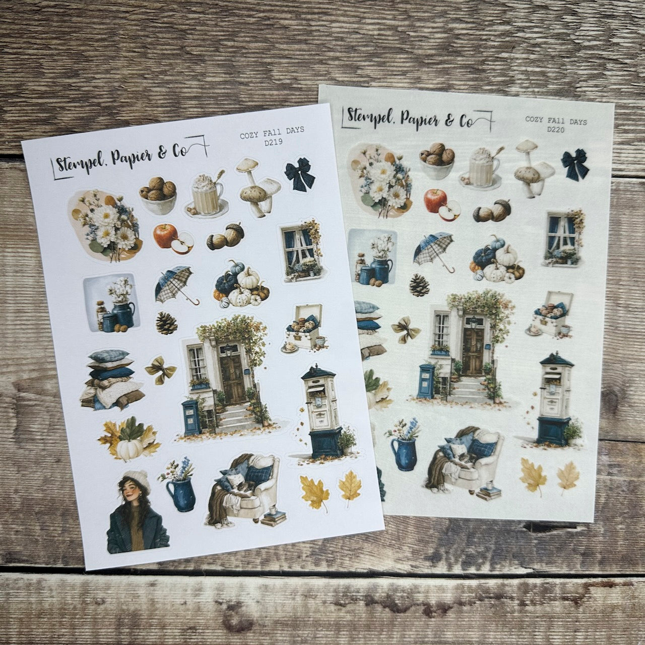 Stickerbogen "COZY FALL DAYS" | 12x17 cm