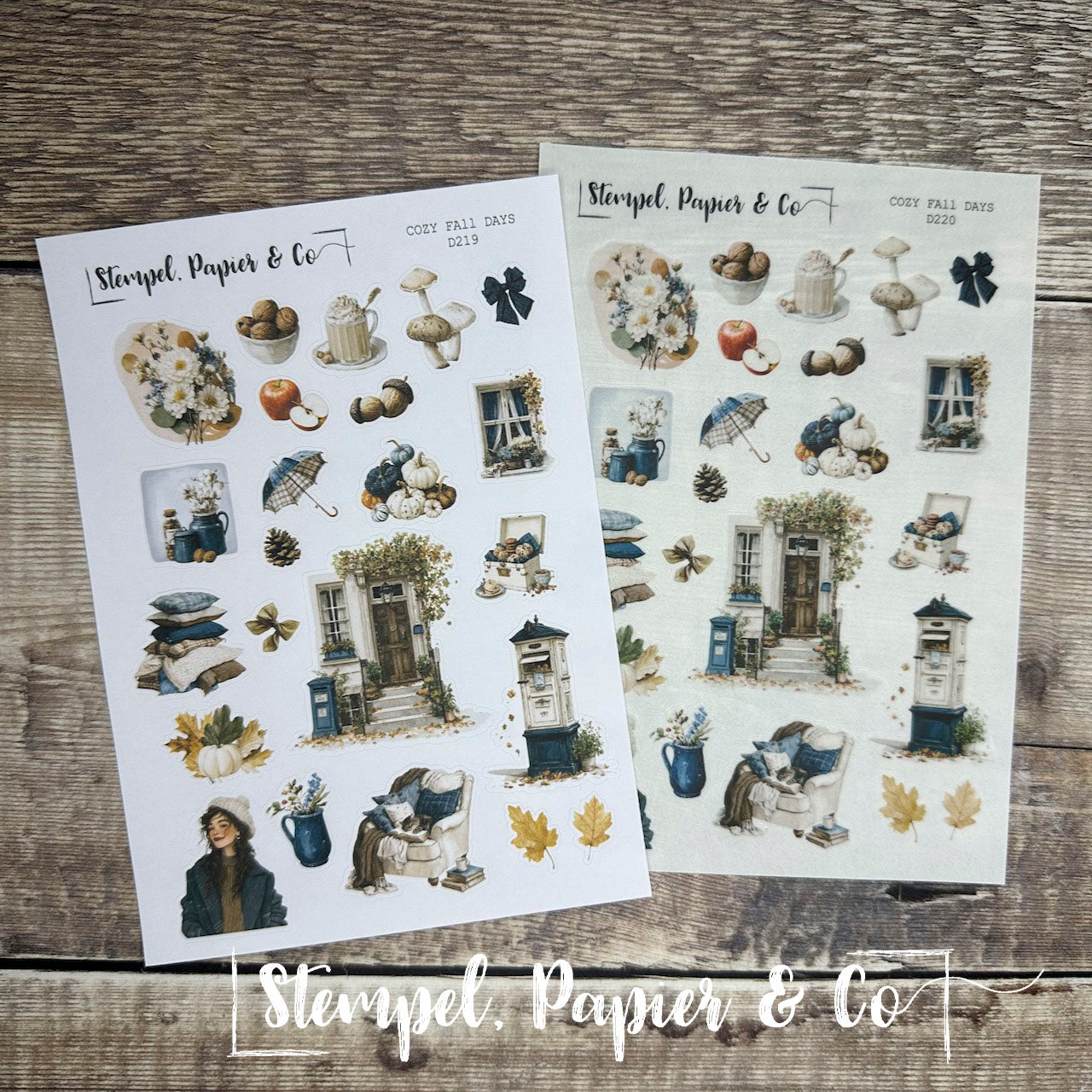 Stickerbogen "COZY FALL DAYS" | 12x17 cm