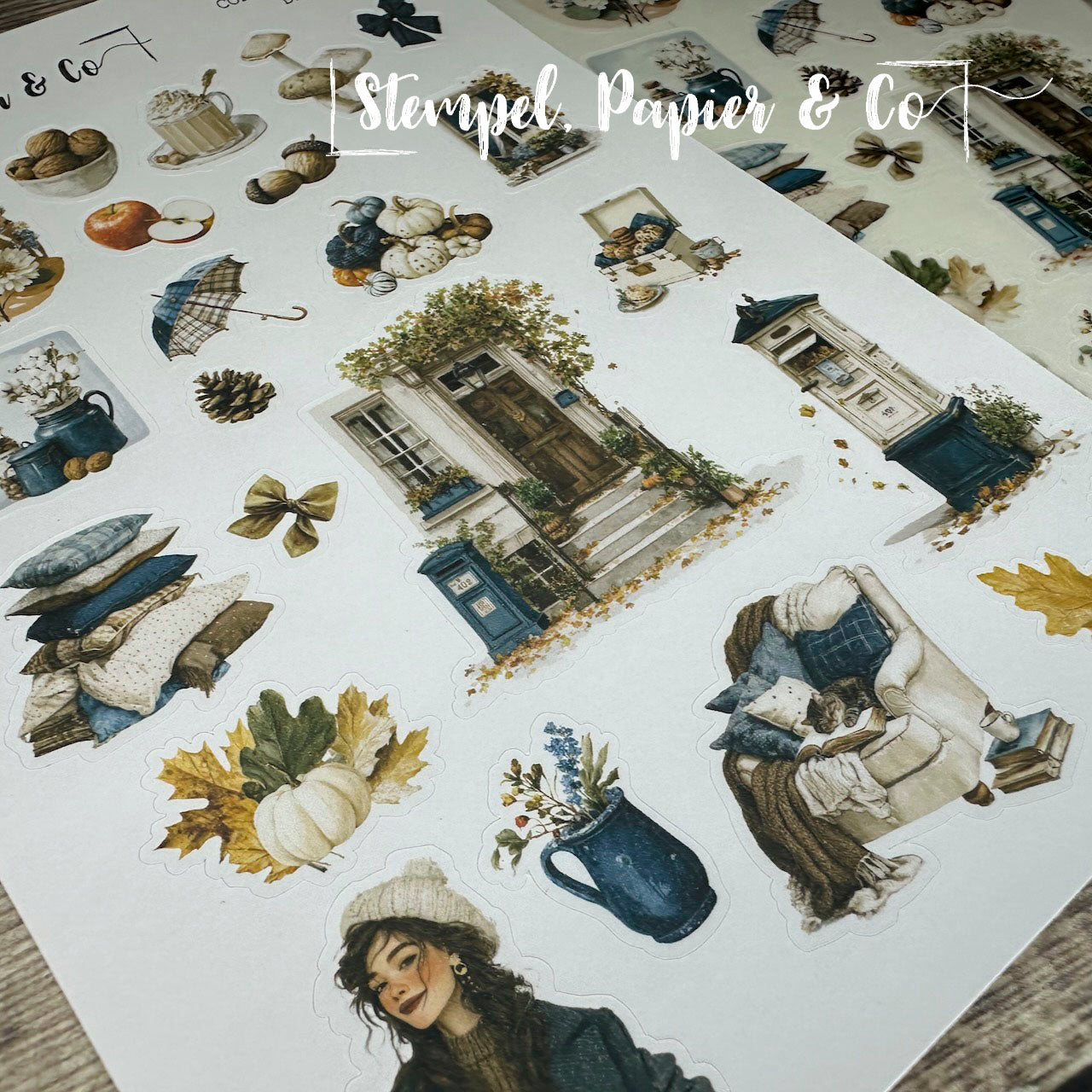 Stickerbogen "COZY FALL DAYS" | 12x17 cm
