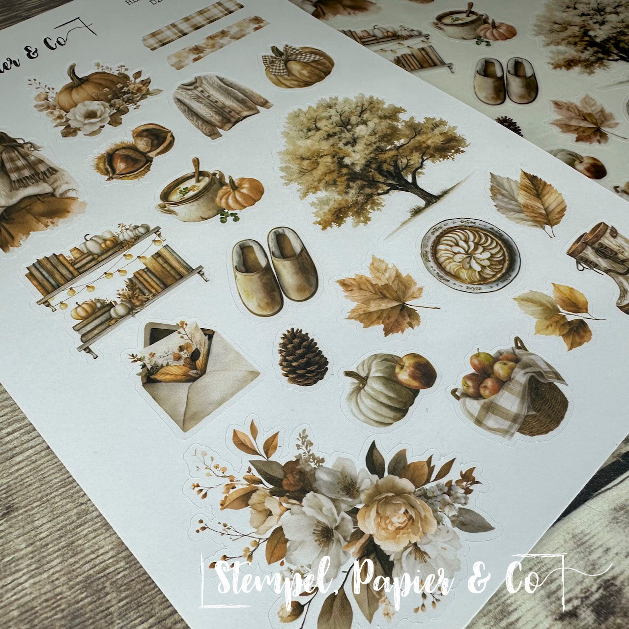 Stickerbogen "HERBSTZEIT" | 12x17 cm