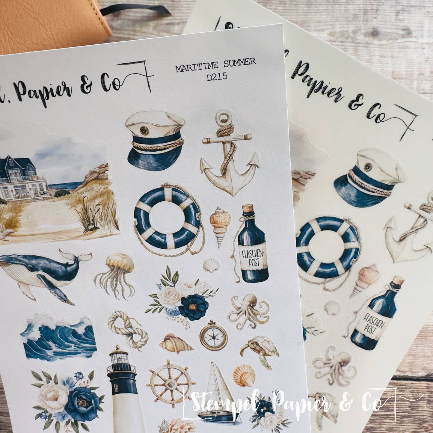 Stickerbogen "MARITIMER SOMMER" | 12x17 cm