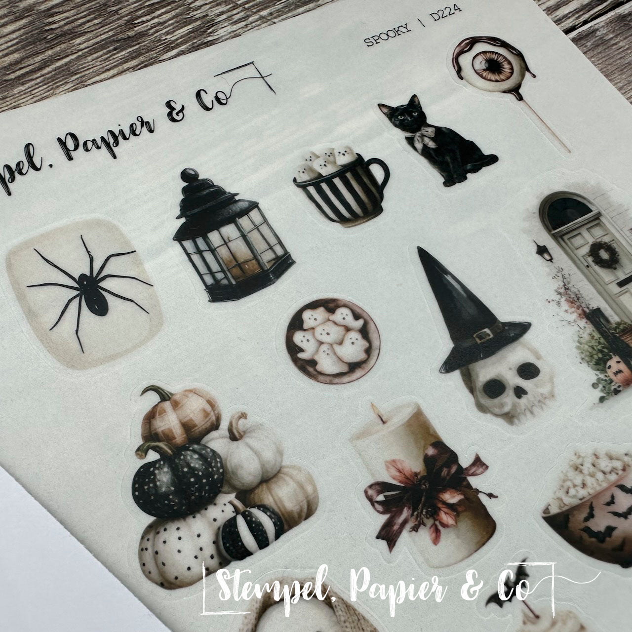 Stickerbogen "SPOOKY" | 12x17 cm