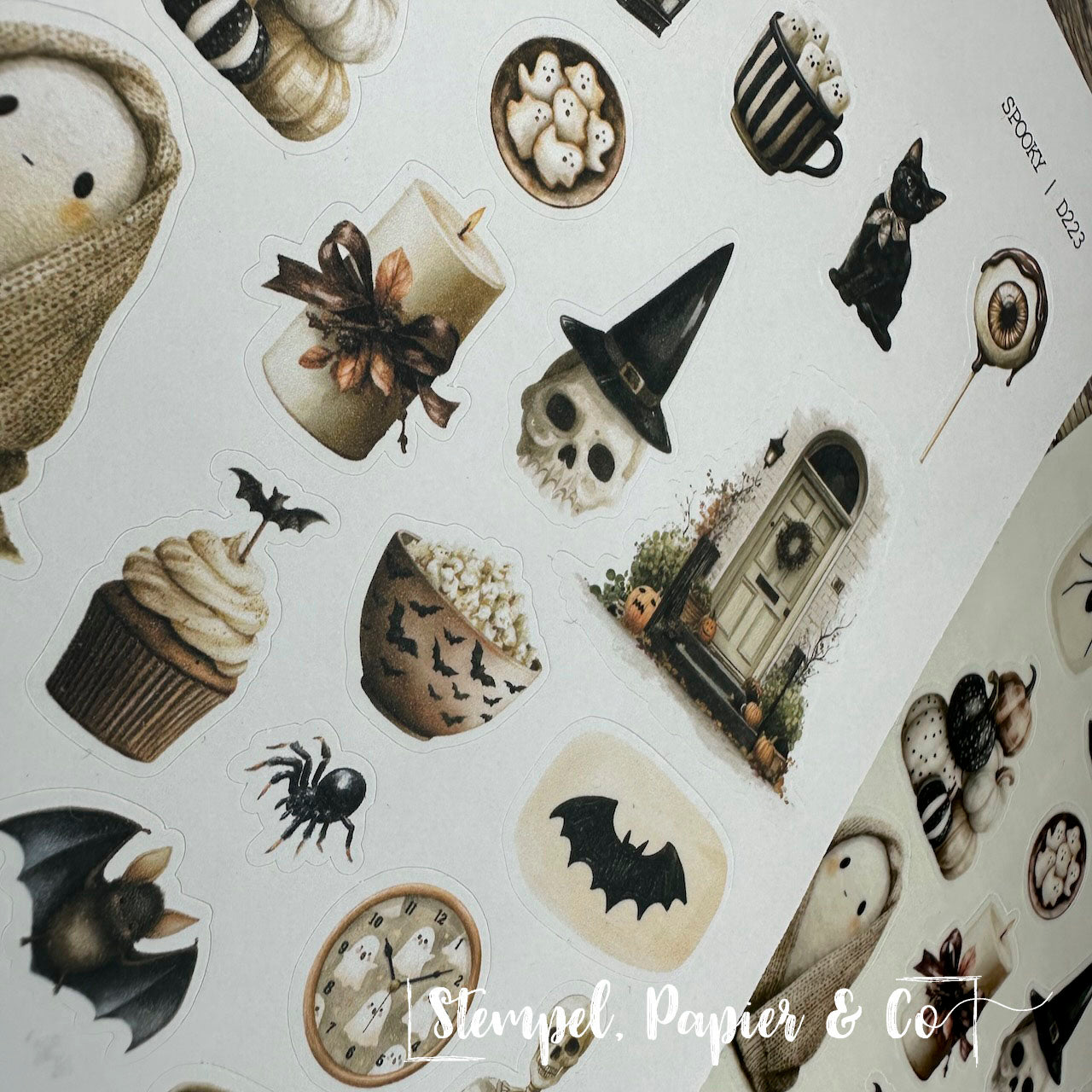 Stickerbogen "SPOOKY" | 12x17 cm