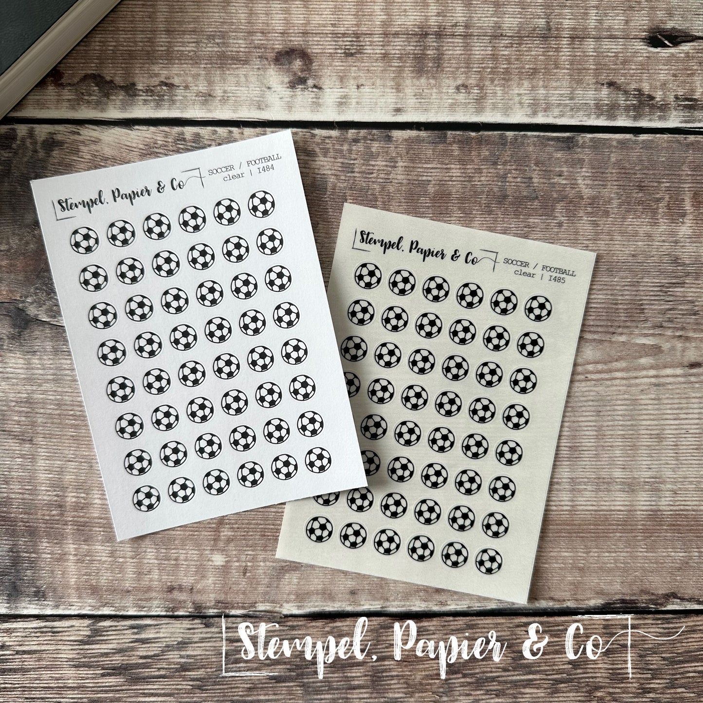 Stickerbogen "SOCCER / FOOTBALL" | 8,5x12 cm