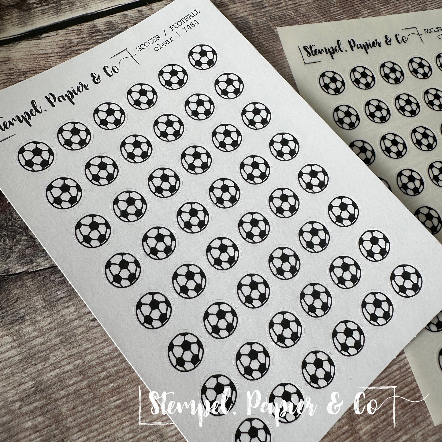 Stickerbogen "SOCCER / FOOTBALL" | 8,5x12 cm