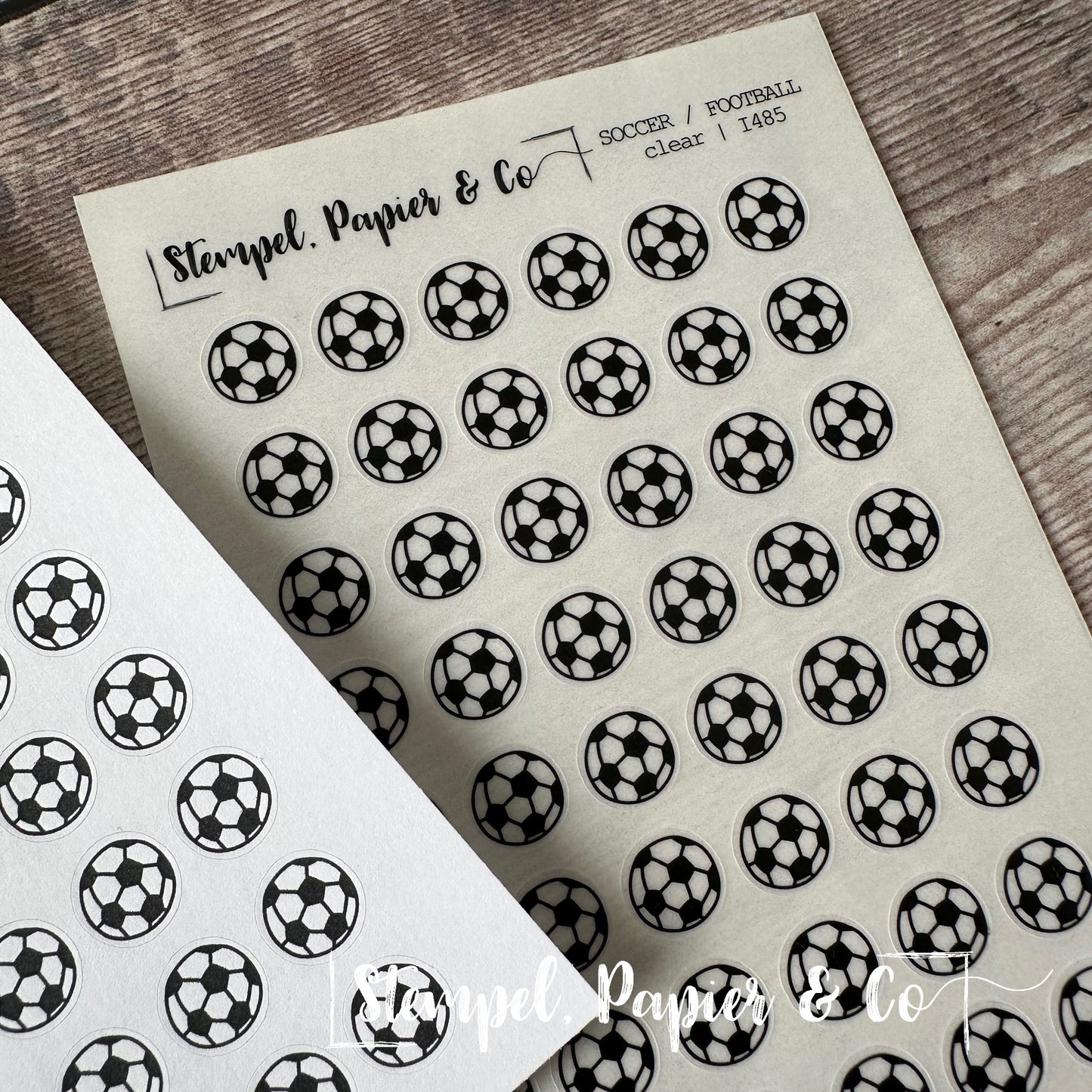 Stickerbogen "SOCCER / FOOTBALL" | 8,5x12 cm