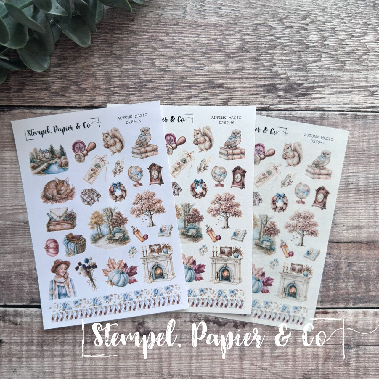 Stickerbogen "AUTUMN MAGIC" | 12x17 cm