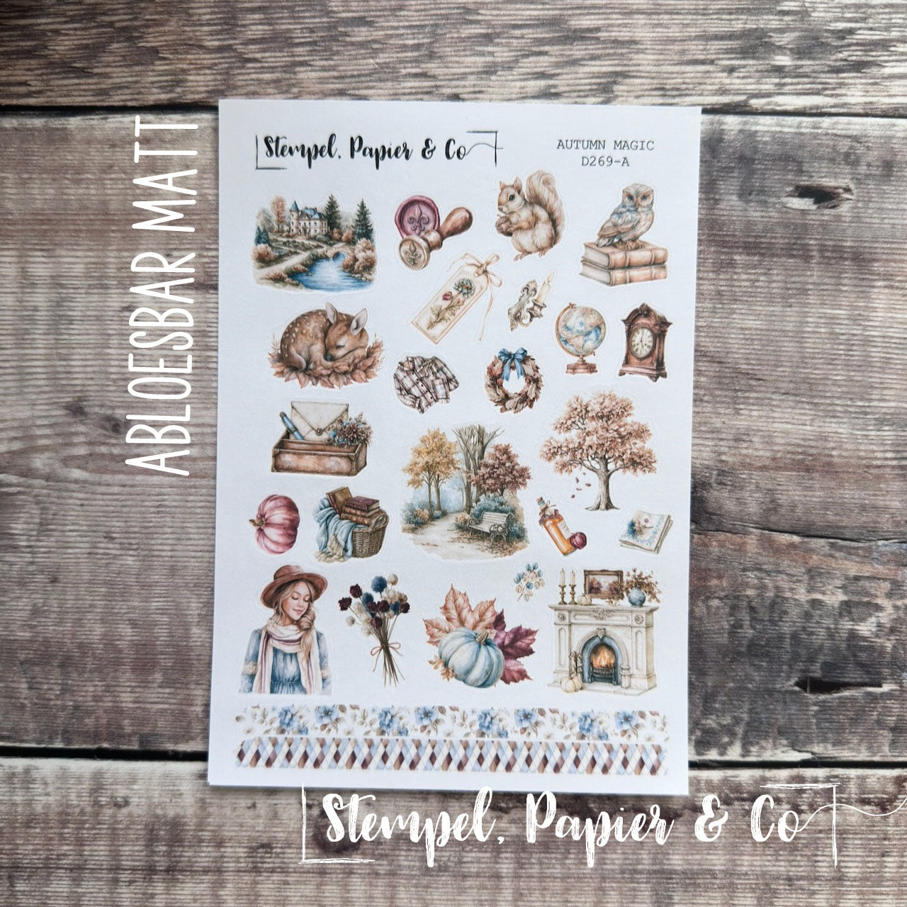 Stickerbogen "AUTUMN MAGIC" | 12x17 cm