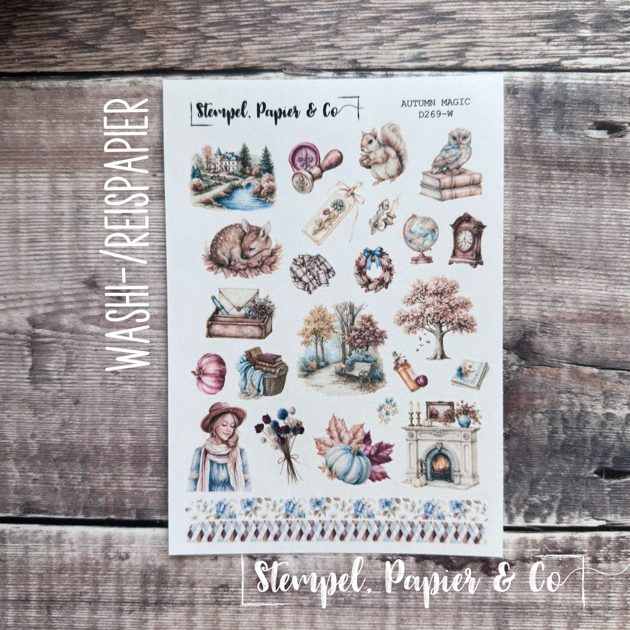 Stickerbogen "AUTUMN MAGIC" | 12x17 cm