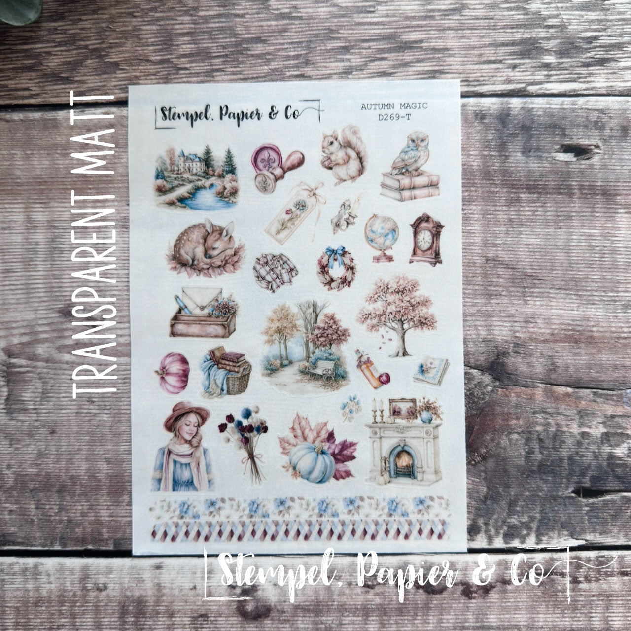 Stickerbogen "AUTUMN MAGIC" | 12x17 cm