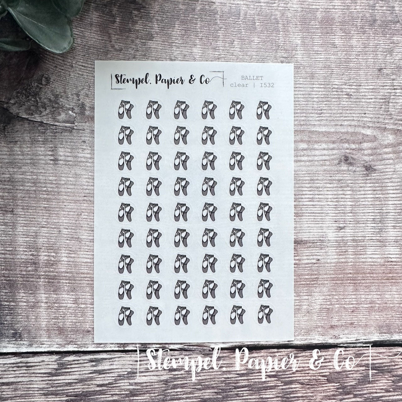 Stickerbogen "BALLET" | 8,5x12 cm