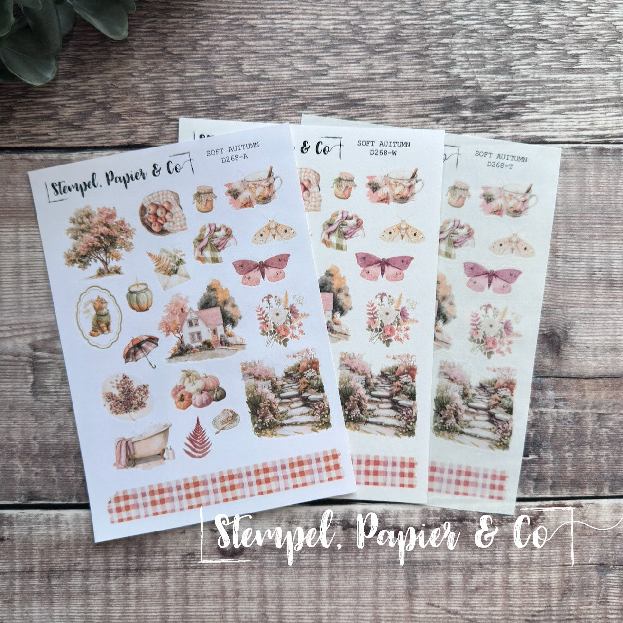 Stickerbogen "SOFT AUTUMN" | 12x17 cm