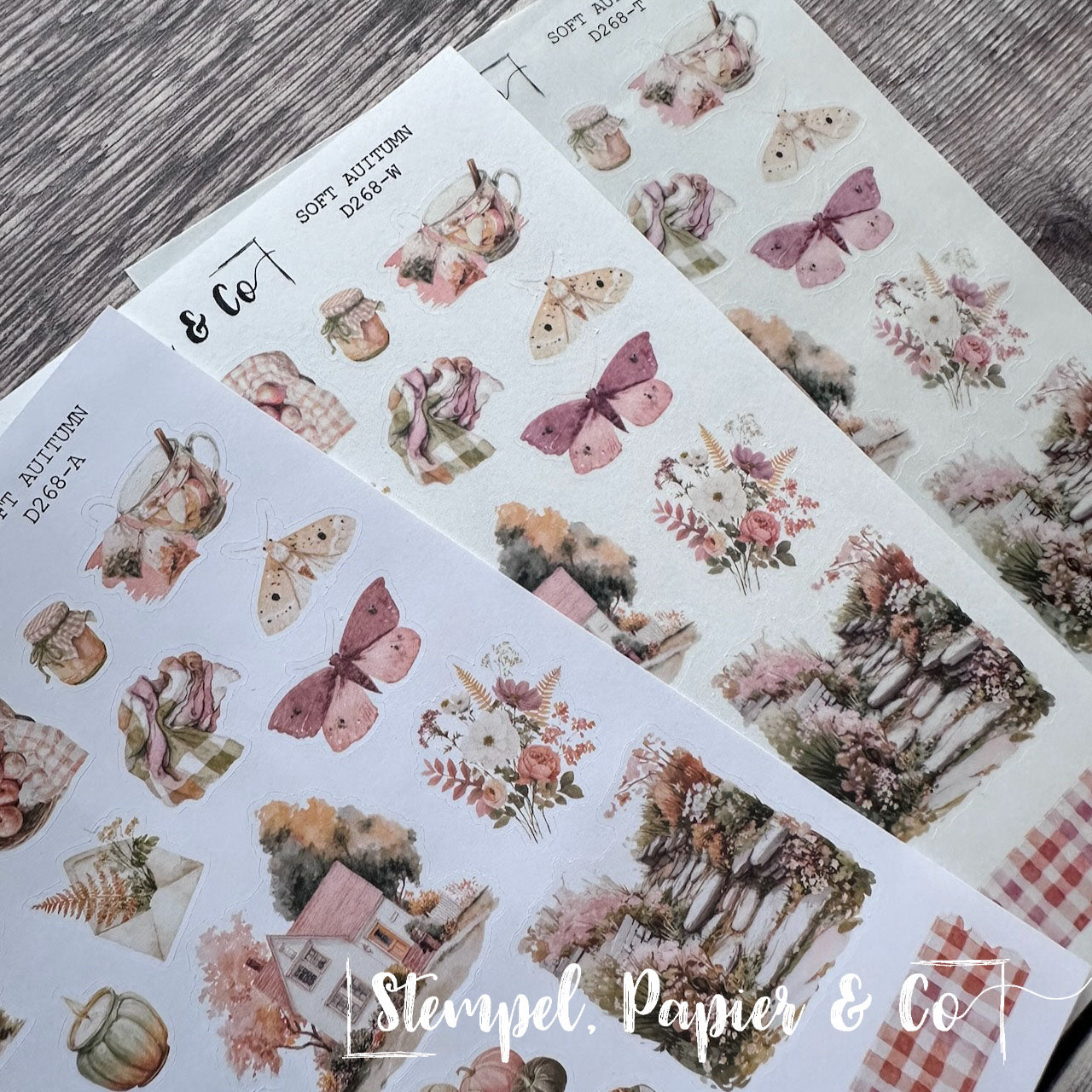 Stickerbogen "SOFT AUTUMN" | 12x17 cm