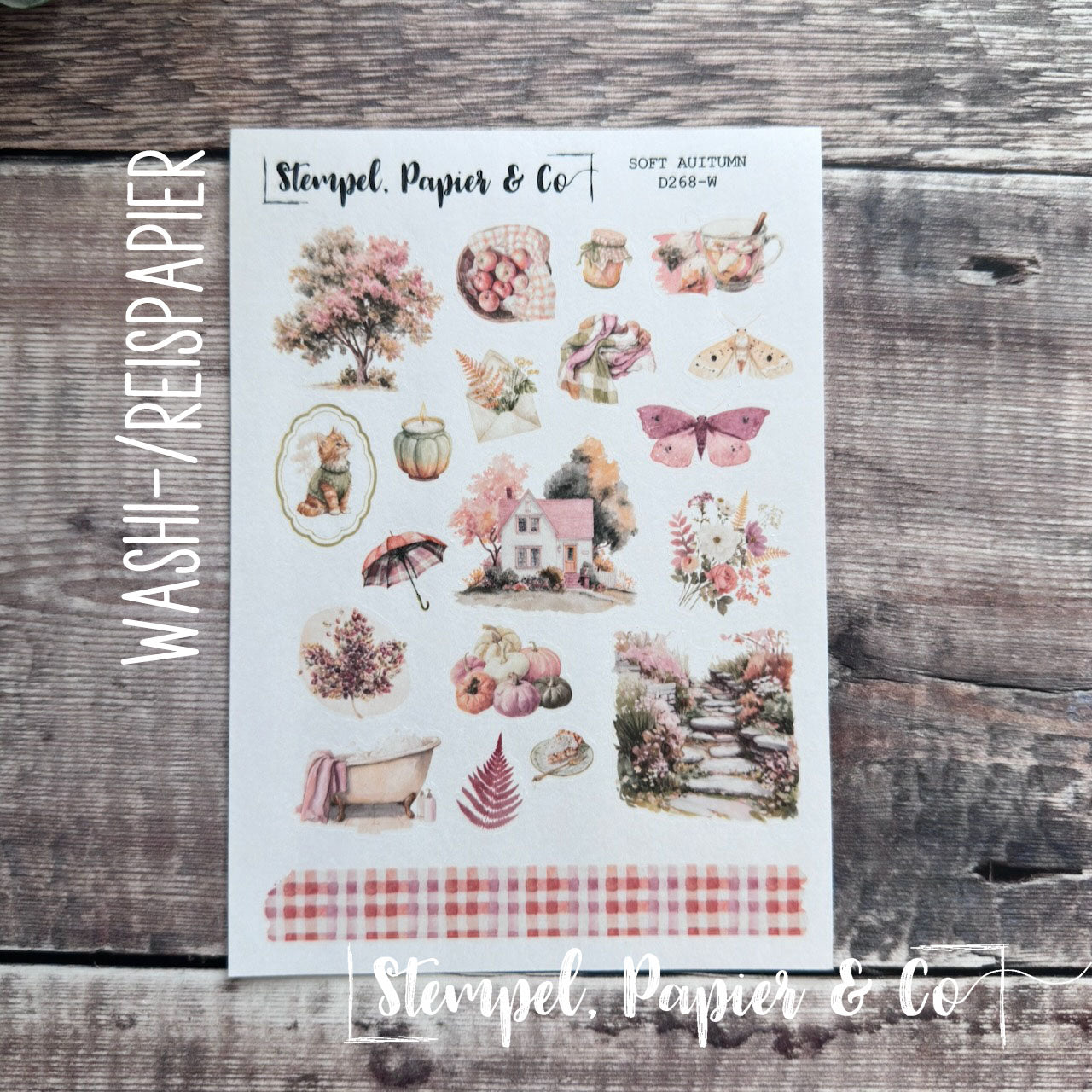 Stickerbogen "SOFT AUTUMN" | 12x17 cm